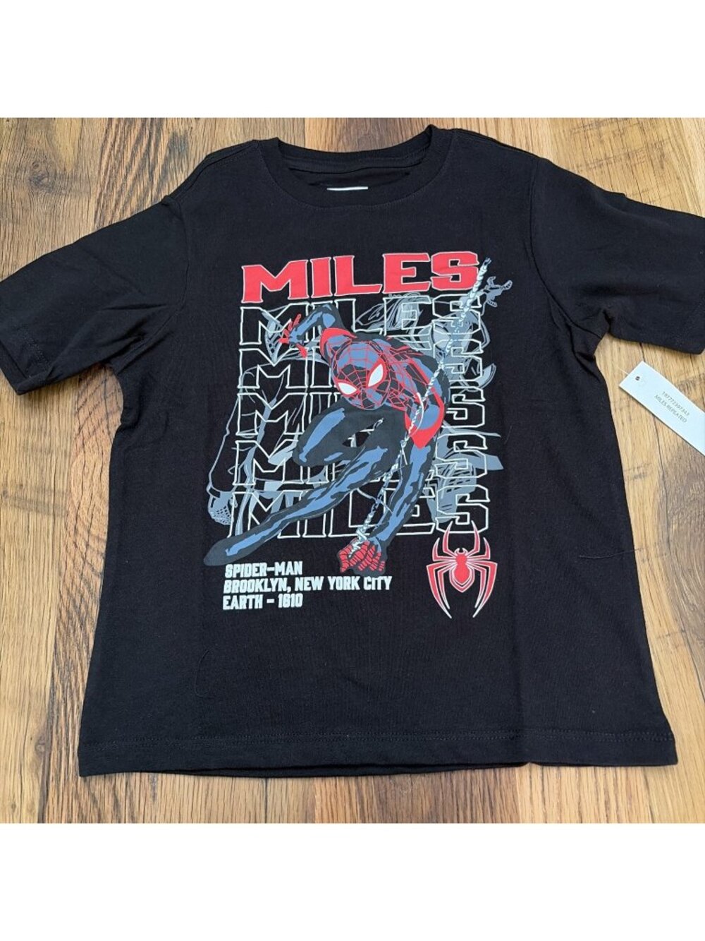 Marvel Boys Spider-Man Miles Tee NWT  Small 6/7
